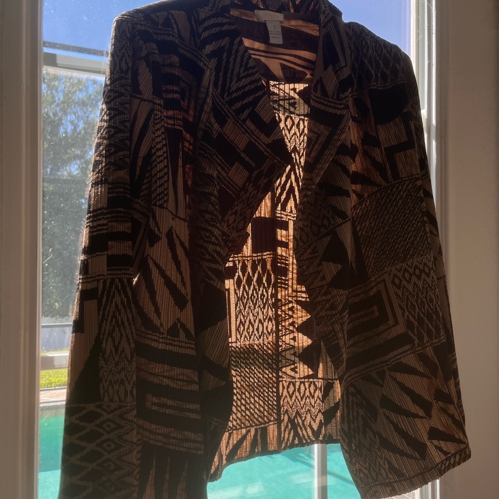 Chico Geometric Patterned Jacket - Picture 2 of 2